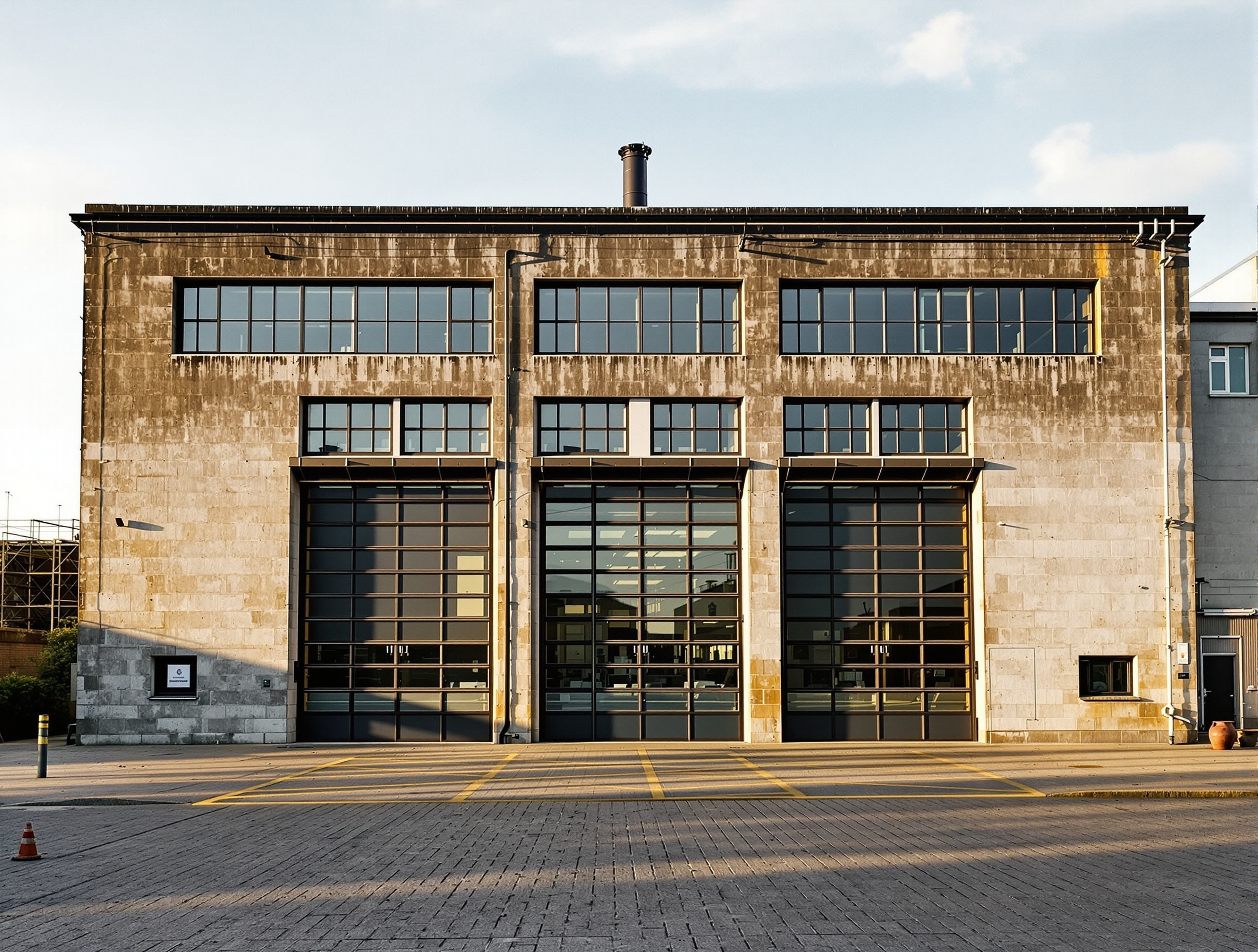 Le Grand Large building facade from the port